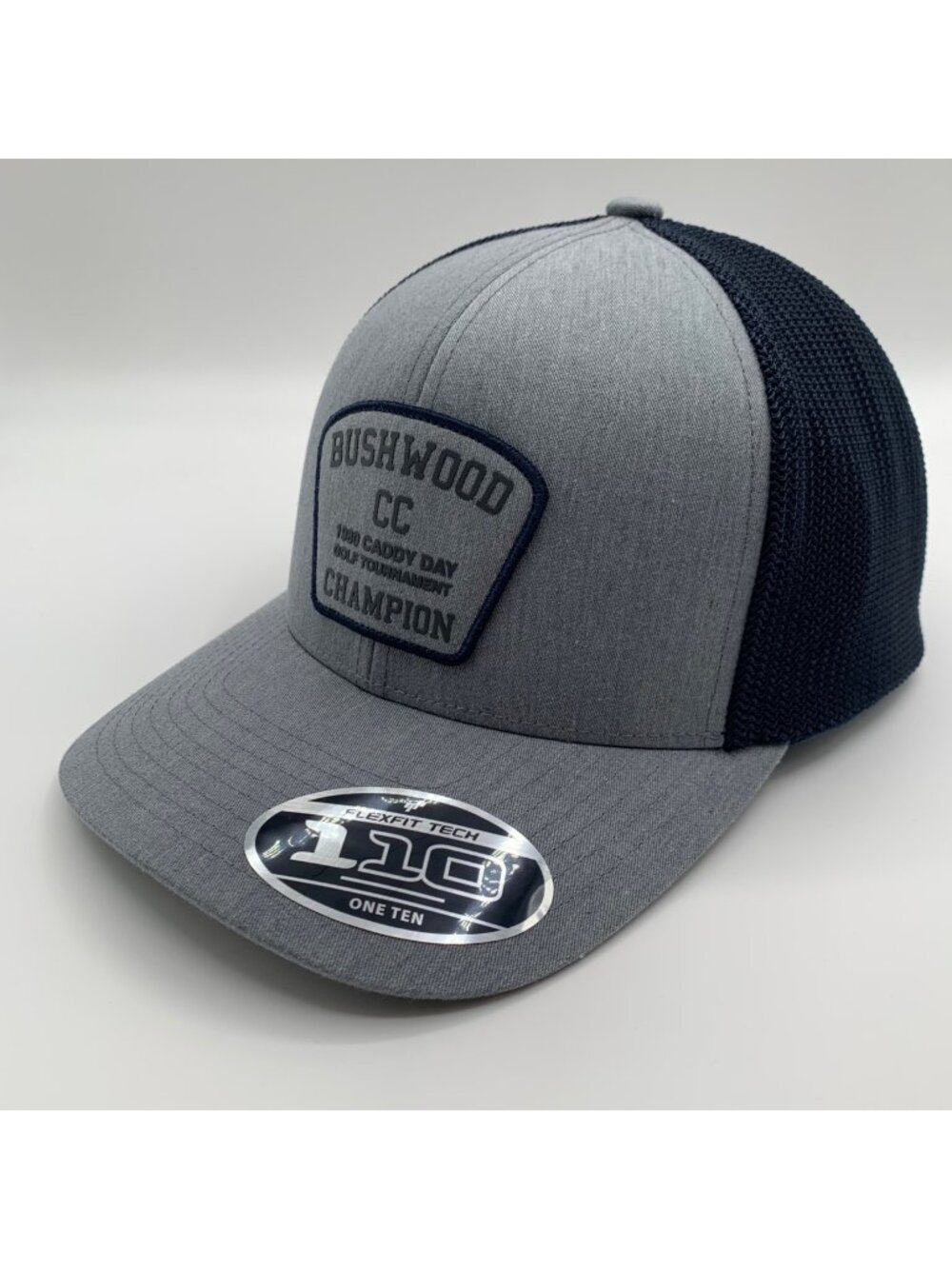 Travis Mathew Golf Gray Navy Blue Bushwood CC Champion Snapback Trucker Hat New